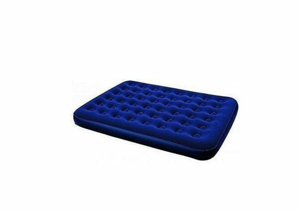 Matelas gonflable double bleu