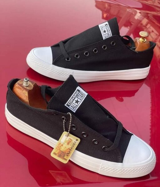 Sneakers en toile noires