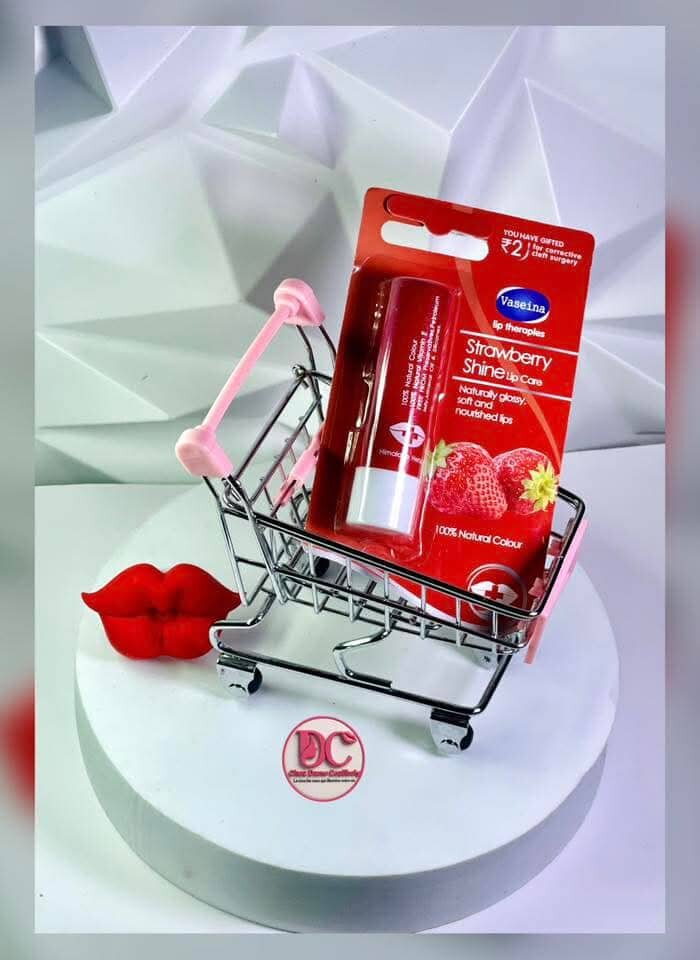 Baume à lèvres fraise hydratant