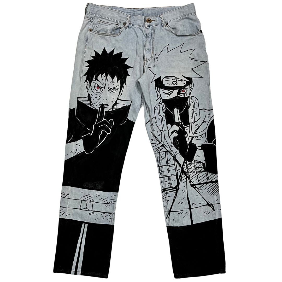 Jeans personnalisés manga