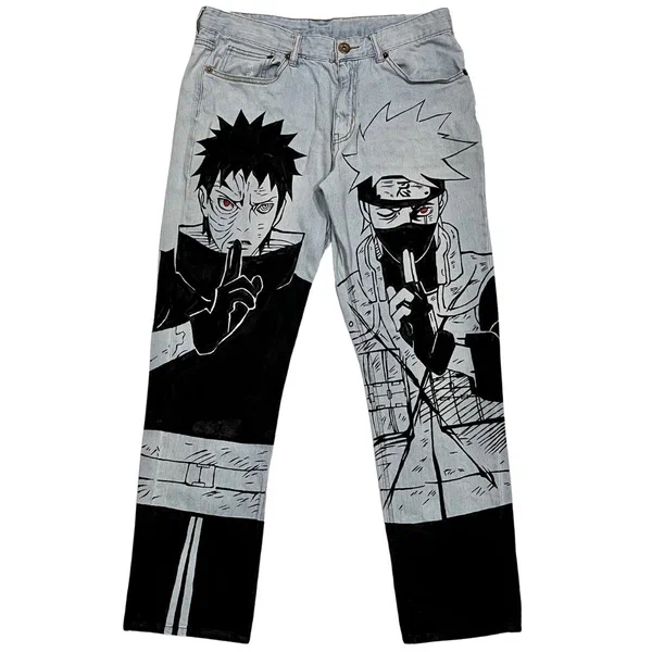 Jeans personnalisés manga