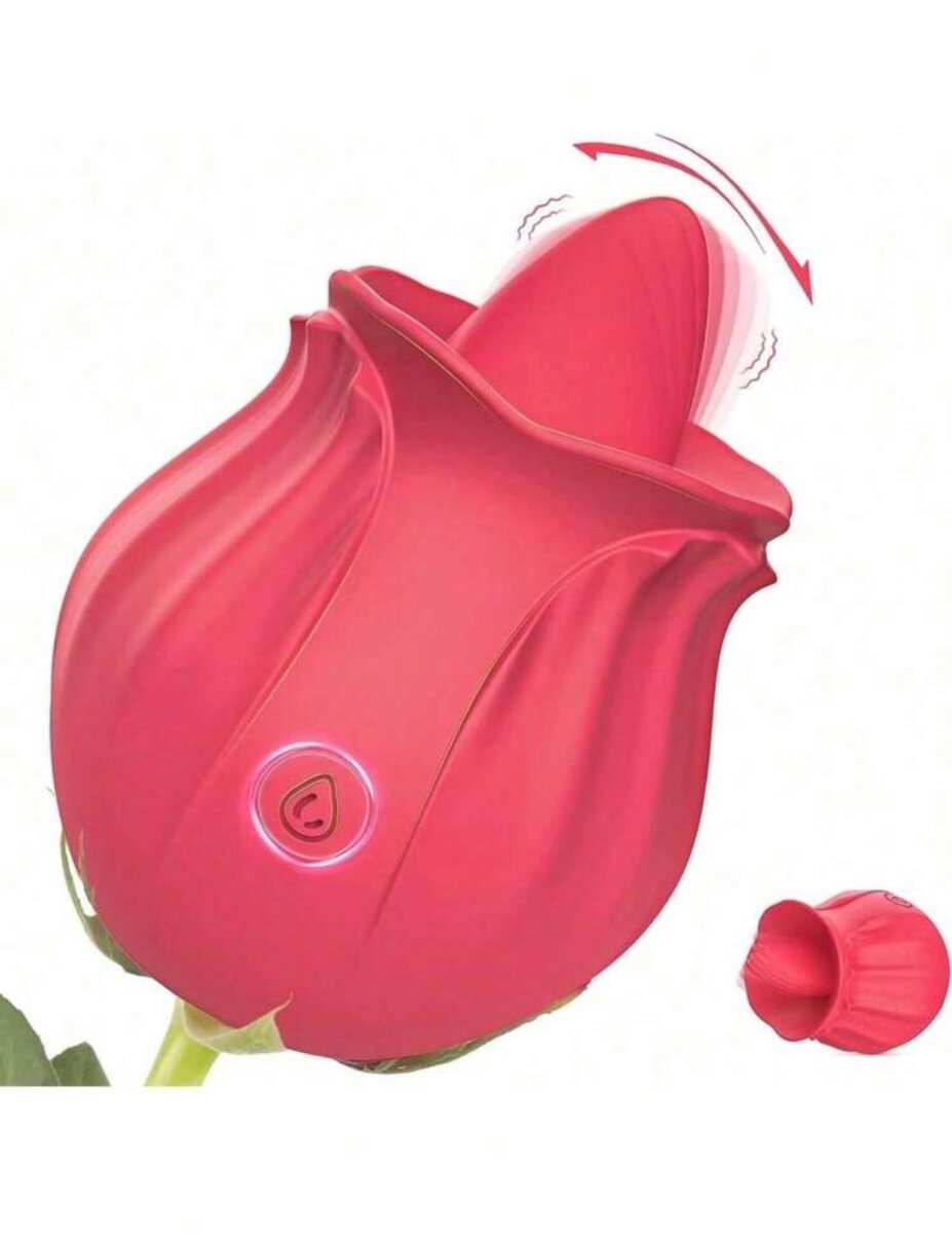 Stimulateur de Clitoris en Forme de Rose