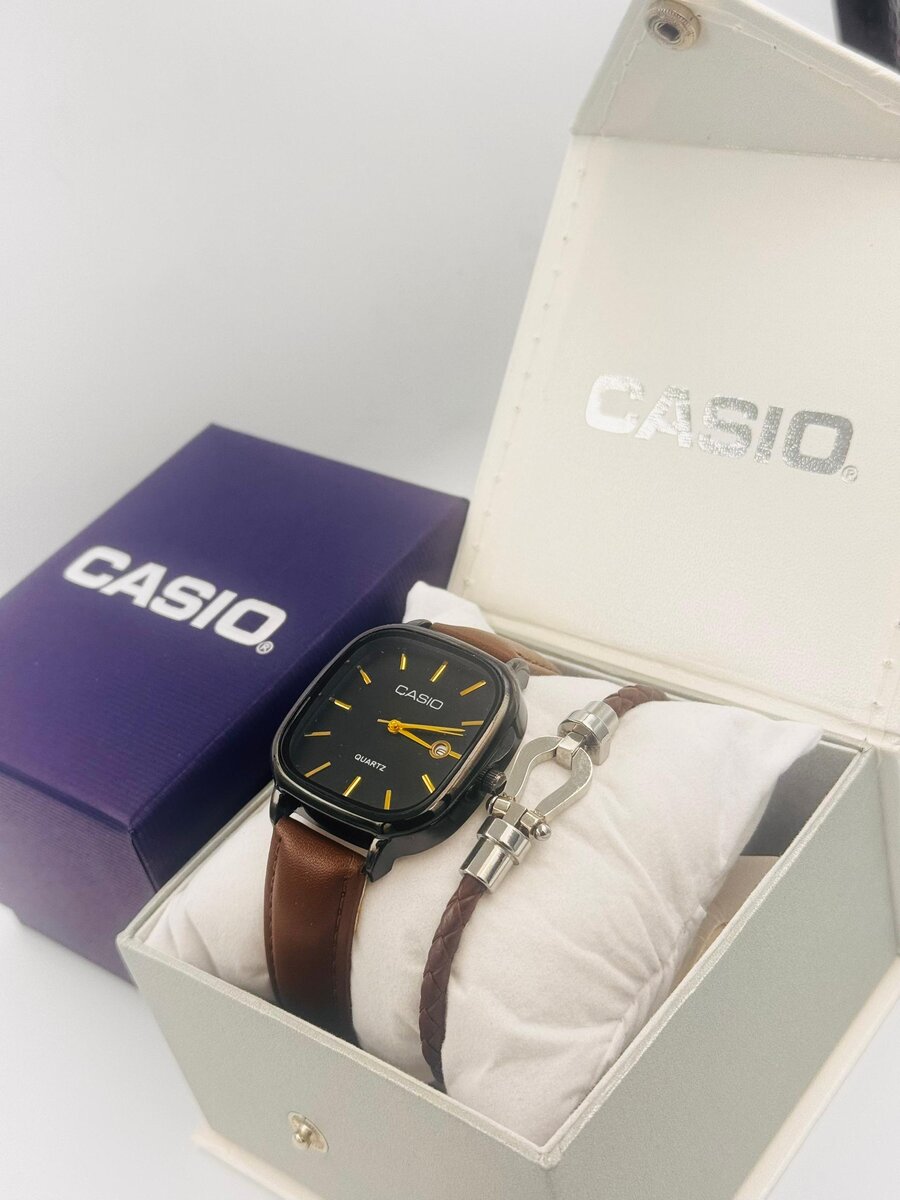 Montre Casio Homme Marron