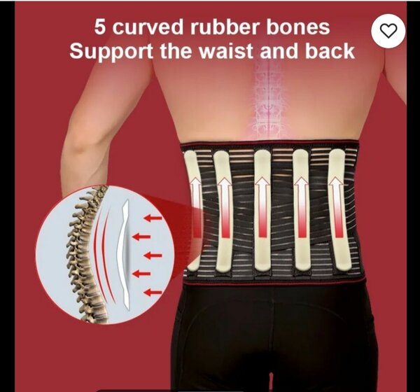 Ceinture de soutien lombaire ergonomique