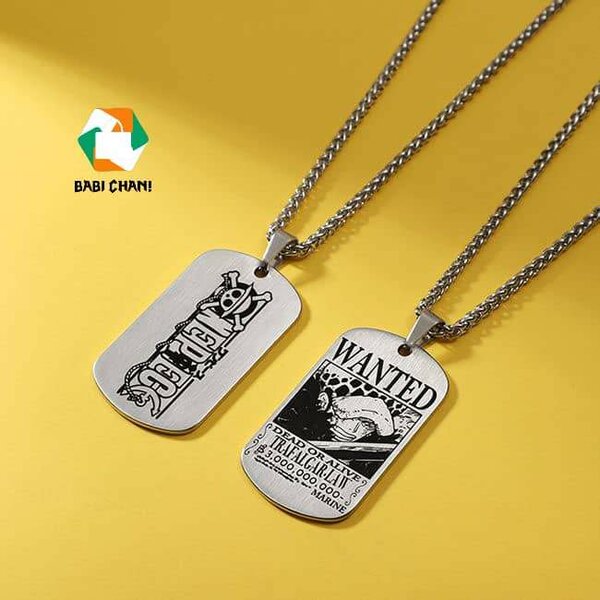 Collier Plaqué Wanted Design