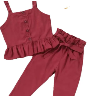 Children's clothing set, trousers and top