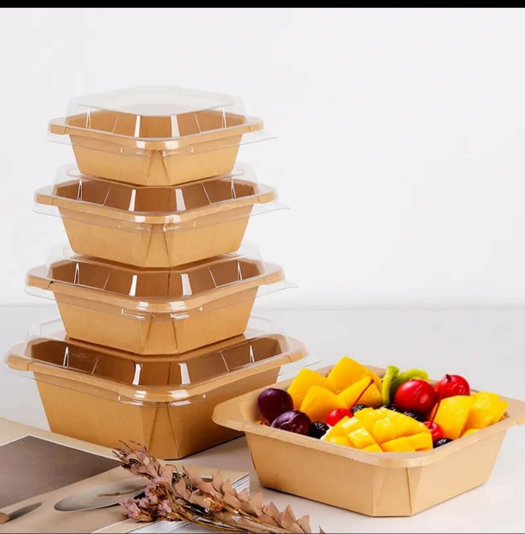 Bol en kraft 10 pièces 750 ml