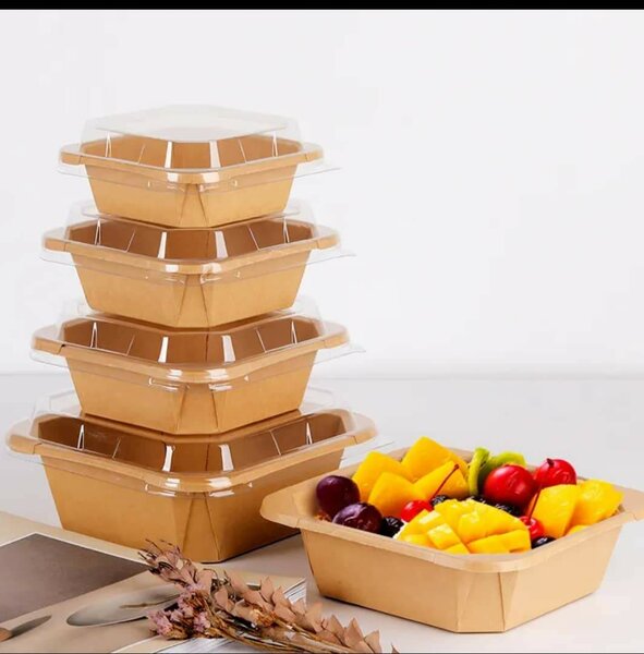 Bol en kraft 10 pièces 750 ml