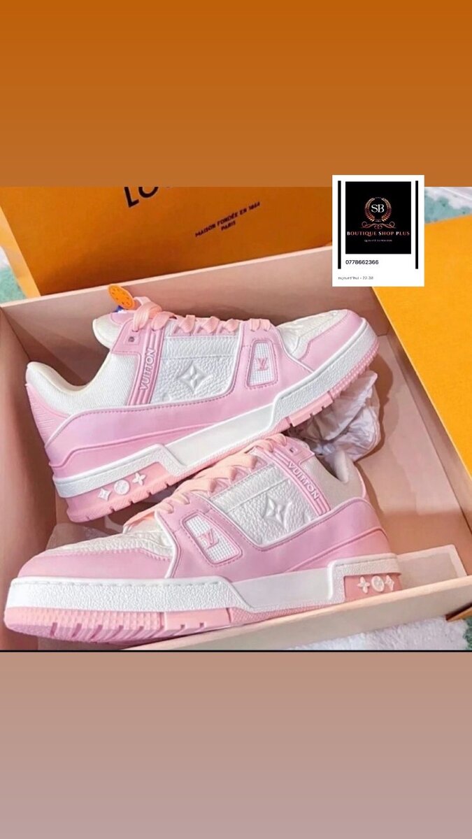 Sneakers roses tendance