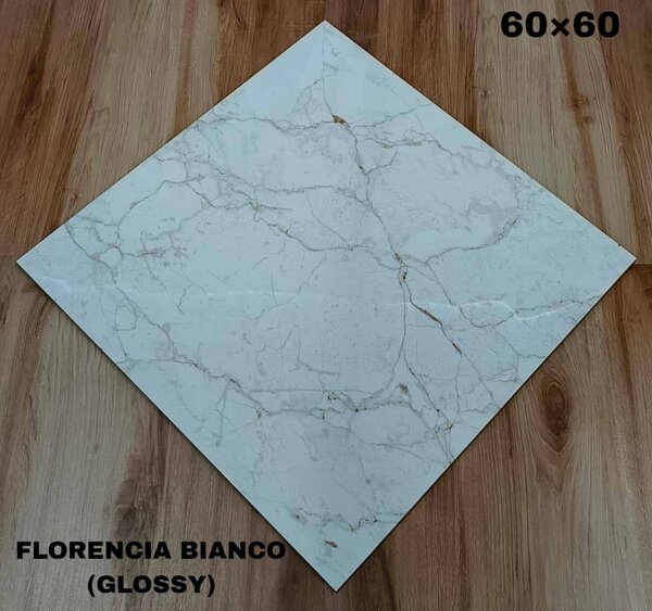 Carreaux de sol en céramique brillante 60x60 cm