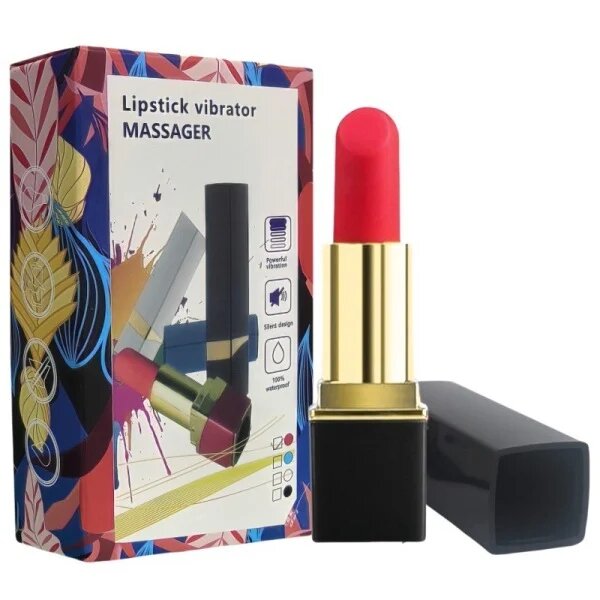 Rechargeable lipstick vibrator