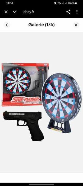 Jeu de Tir Pistolet et Cible