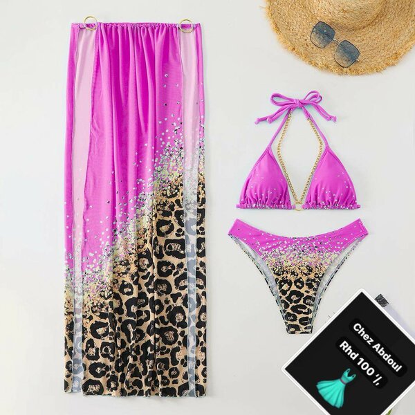 Maillot de bain tropical avec robe