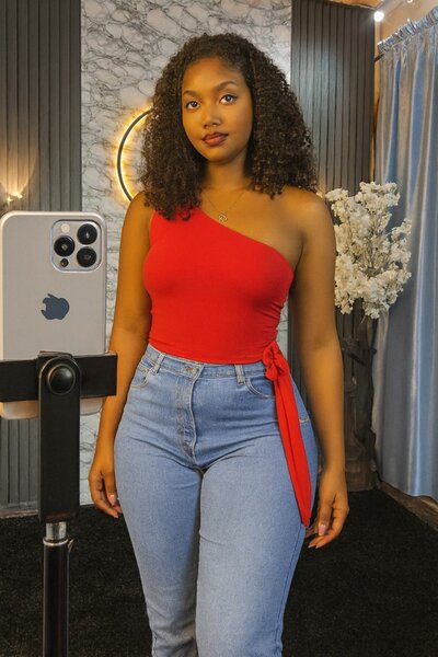 Top asymétrique  chic