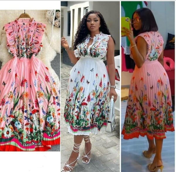 Ladies straight dress available