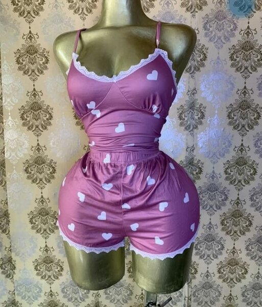 Pyjama satin femme mignon