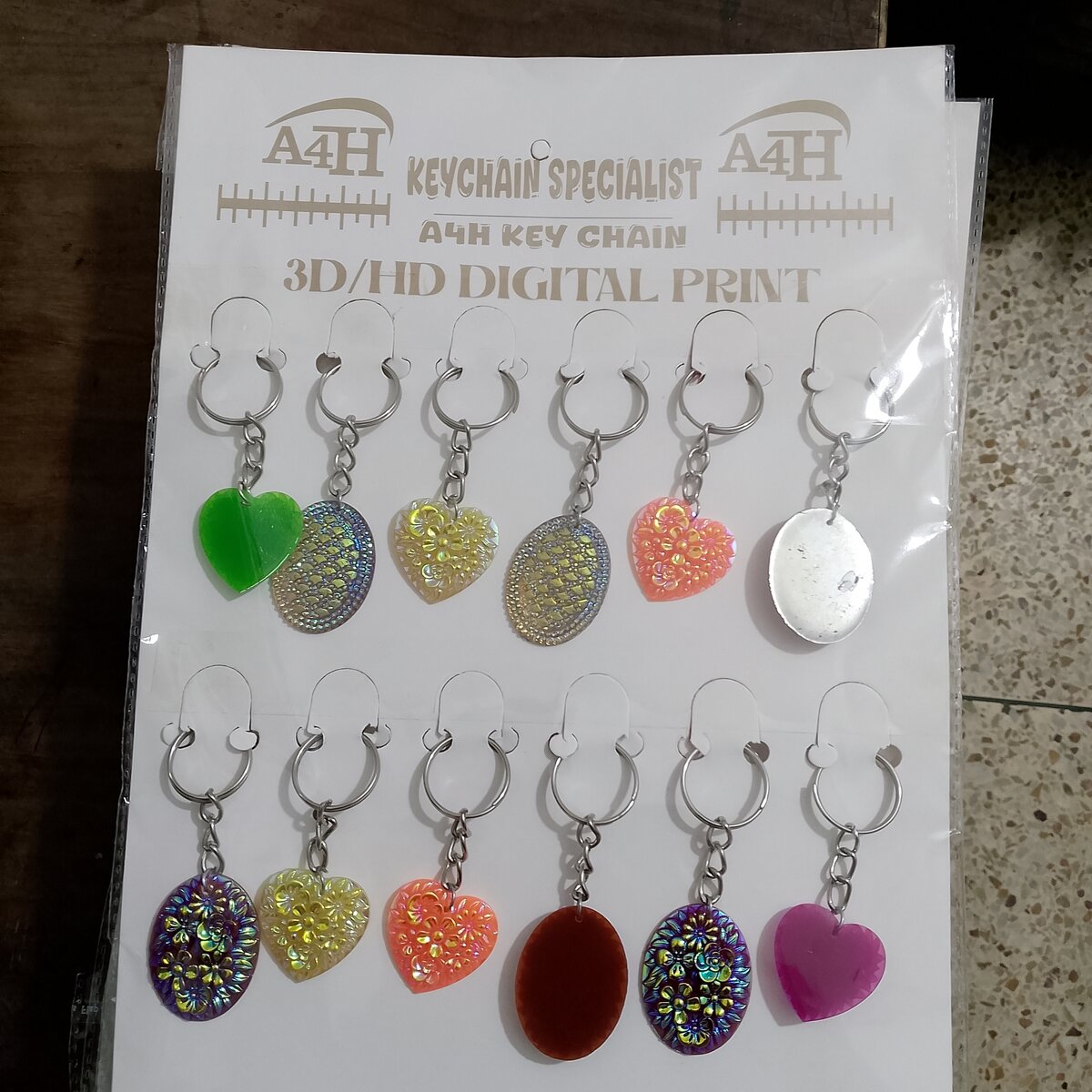 3d 4d digital keychain