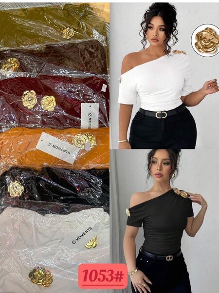 Top asymétrique chic femme