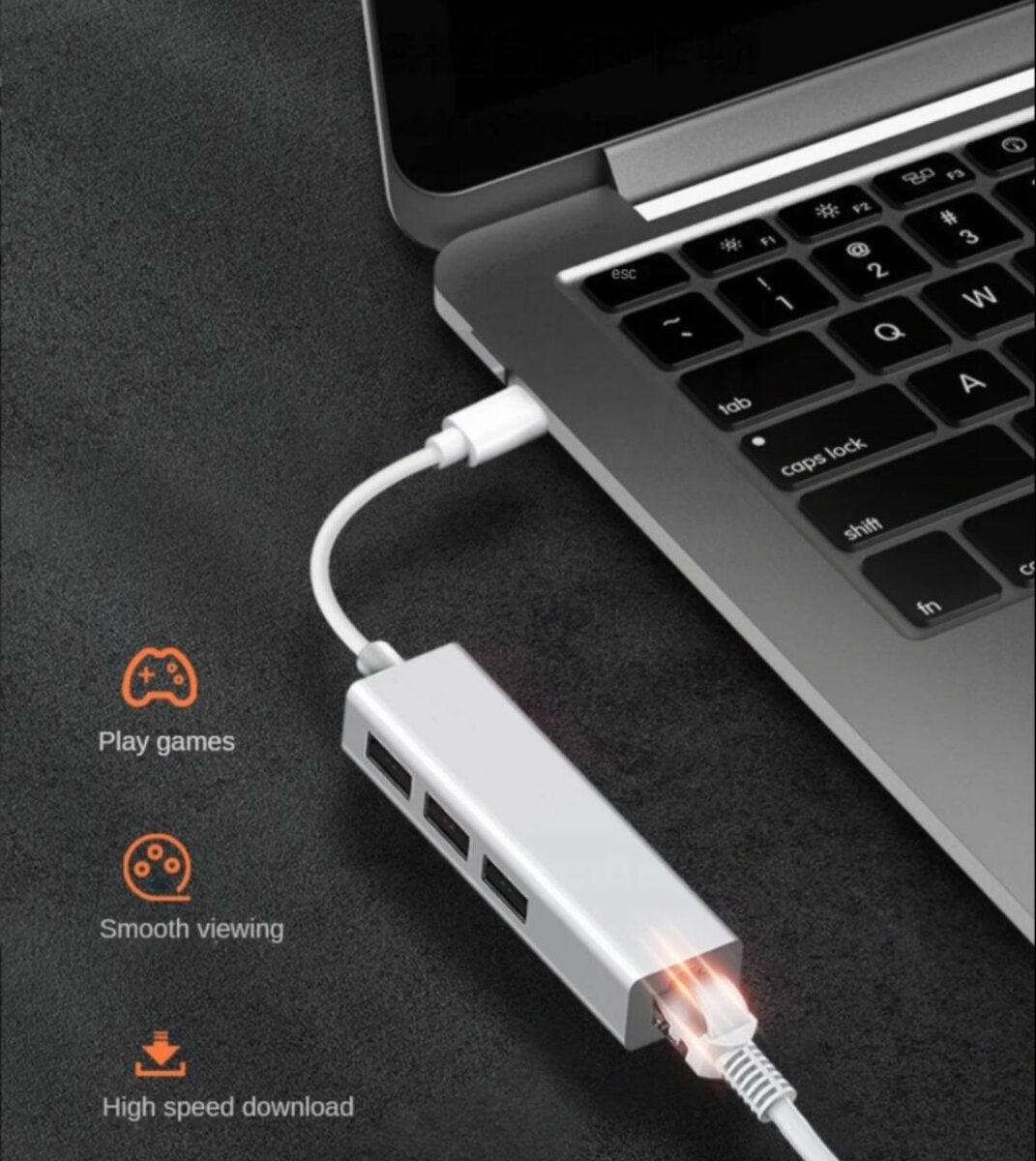 Adaptateur USB-C Ethernet 100M