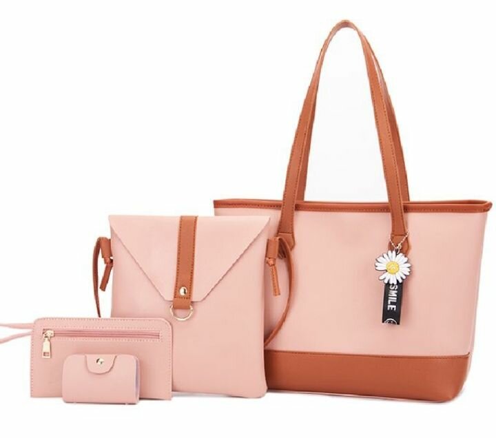Ladies Bags 4in1 peach