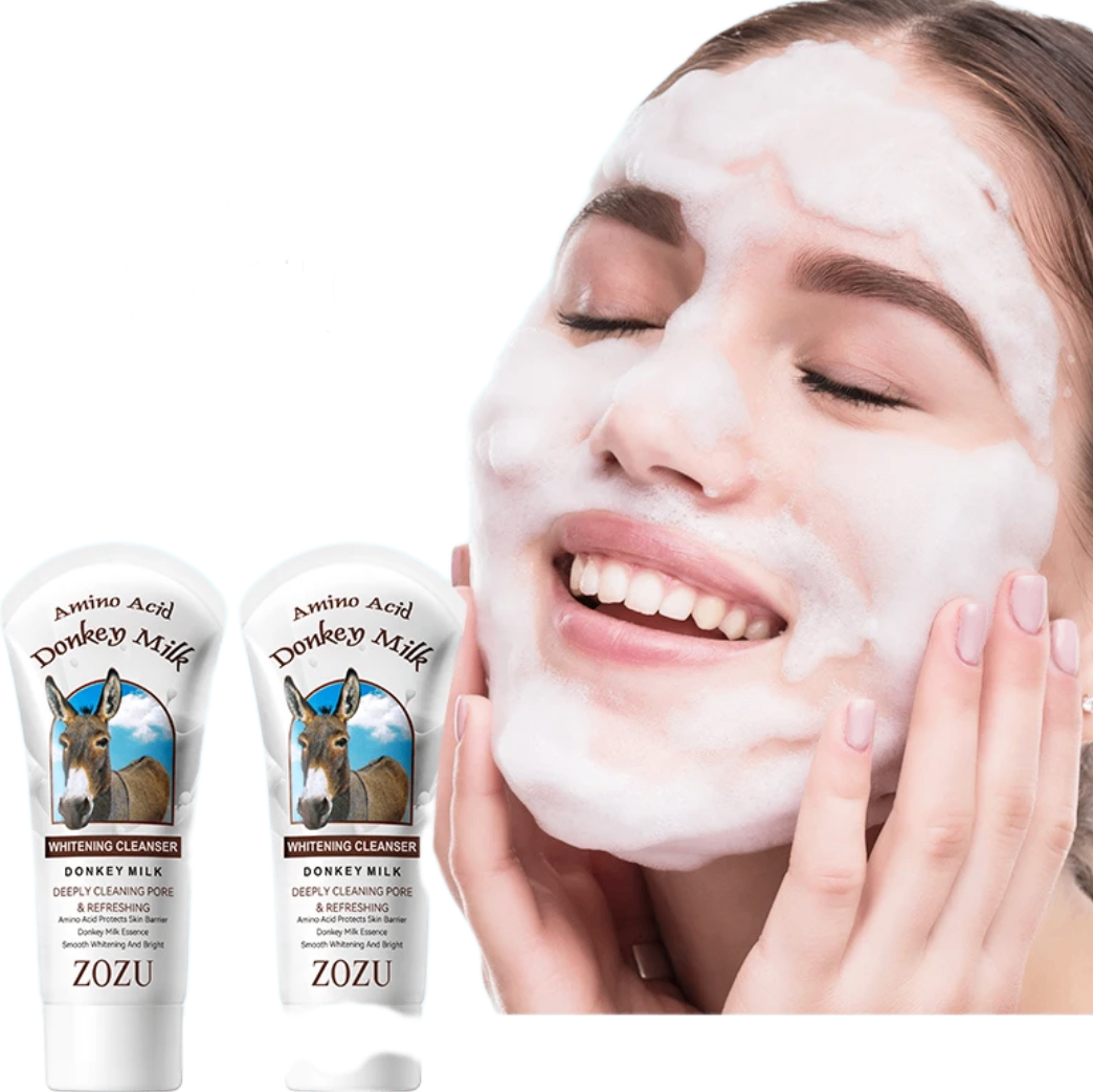 Nettoyant visage au lait d'ânesse