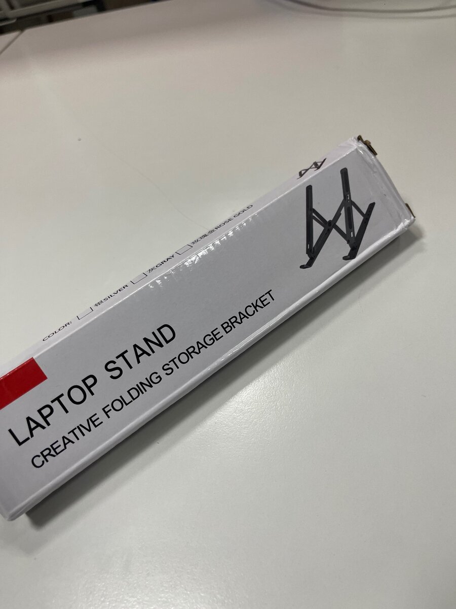 Aluminum laptop stand