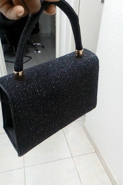 Sac à main élégant noir
