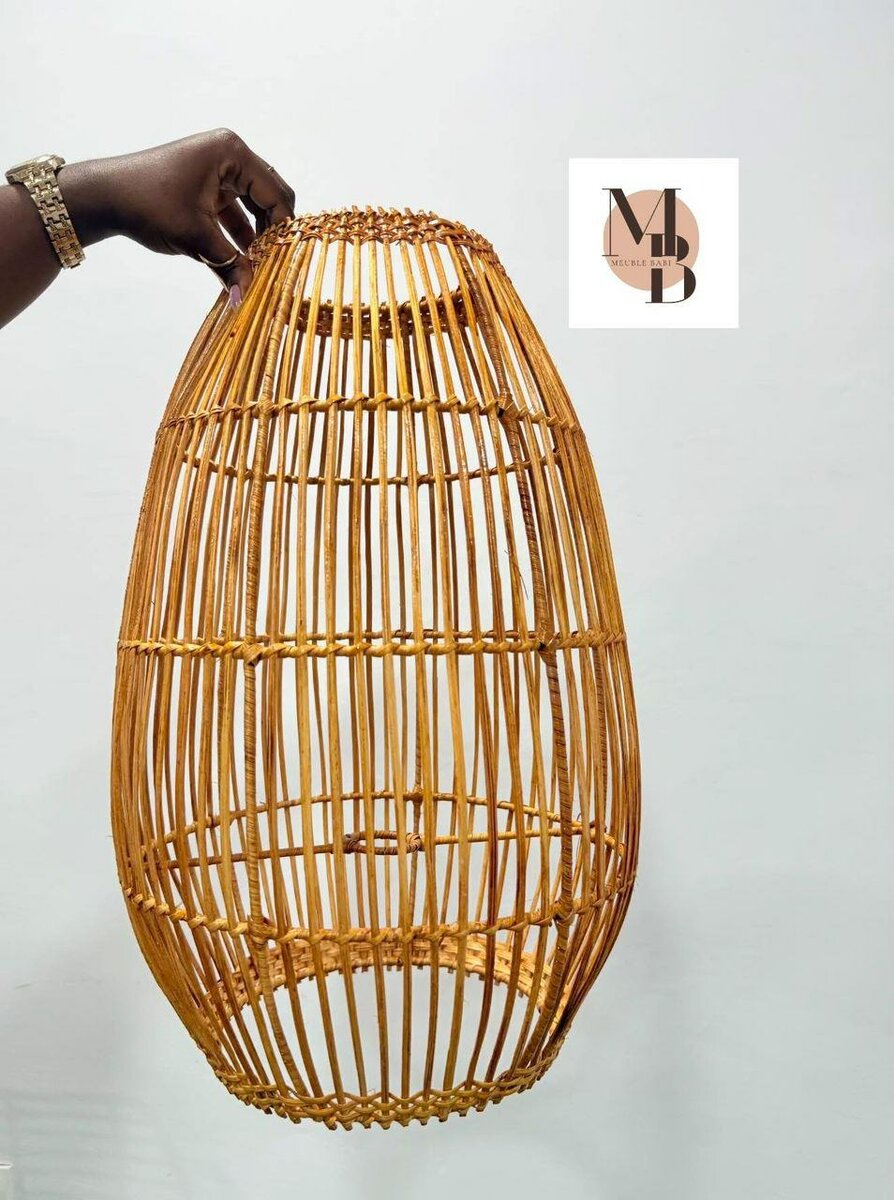 Suspensions en osier naturel