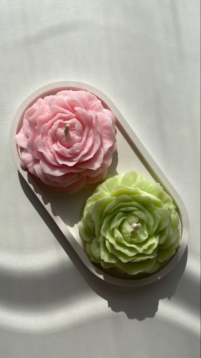Flower candle