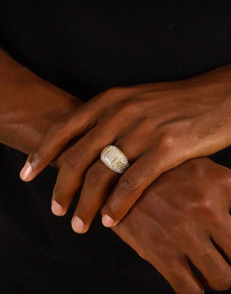 Bague Homme Luxueuse Diamant