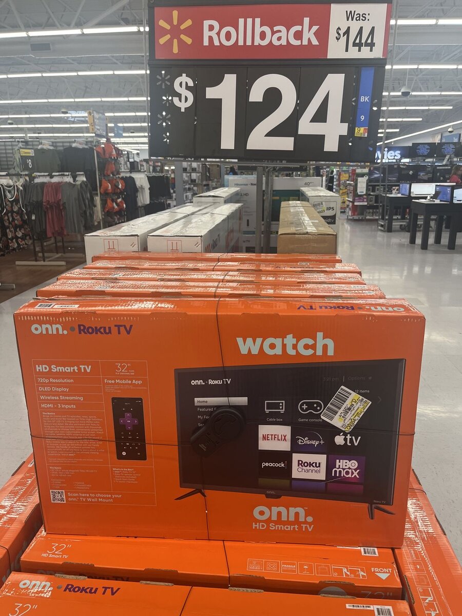 Téléviseur intelligent Onn. Roku 4K