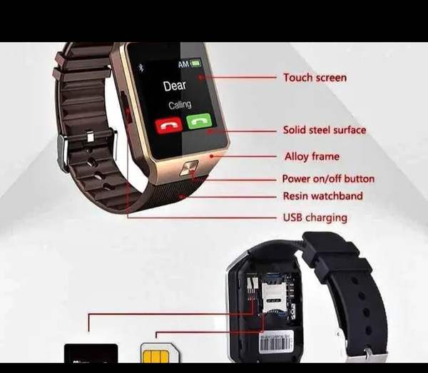 Montre intelligente tactile Bluetooth