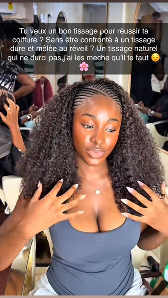 Tissage  curly Naturels 6 boul