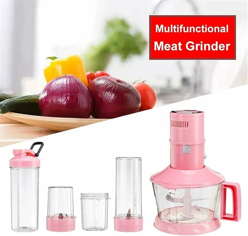 Hachoir électrique 220V 3L 5-en-1 Hachoir à Viande électriqu