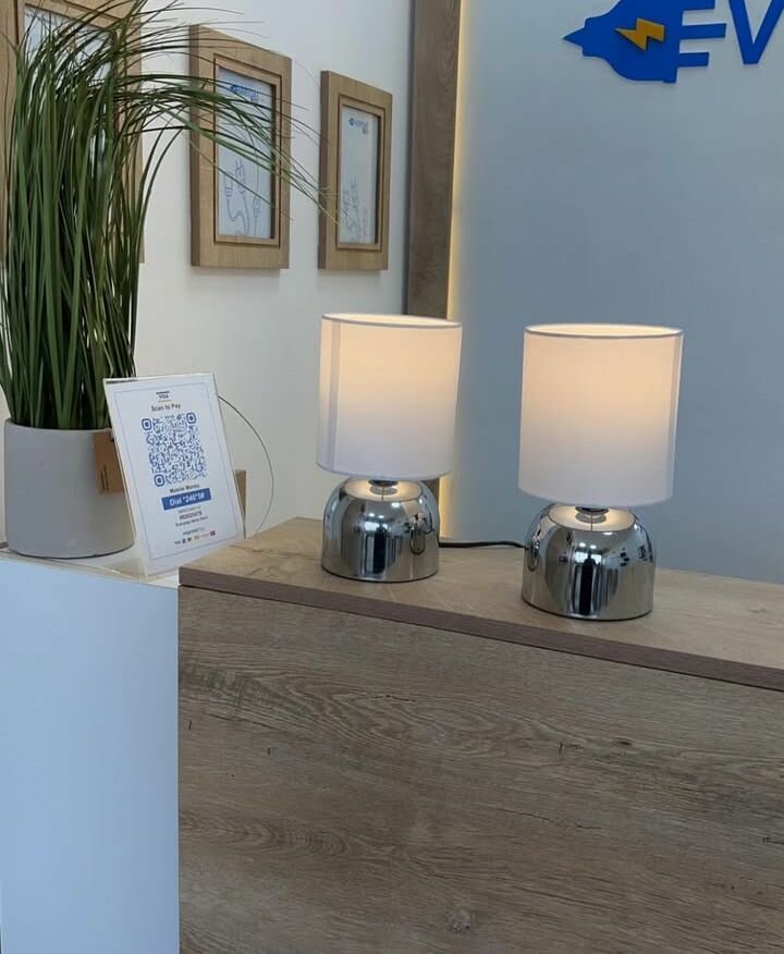 Lucky touch table lamp due set