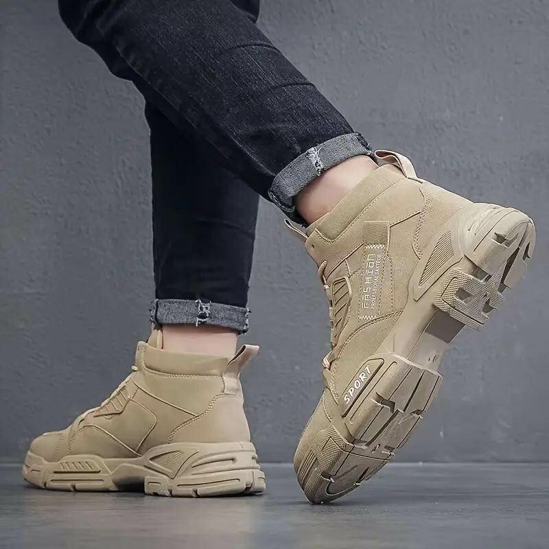 Chaussures Montantes homme confortable et stylée - Beige