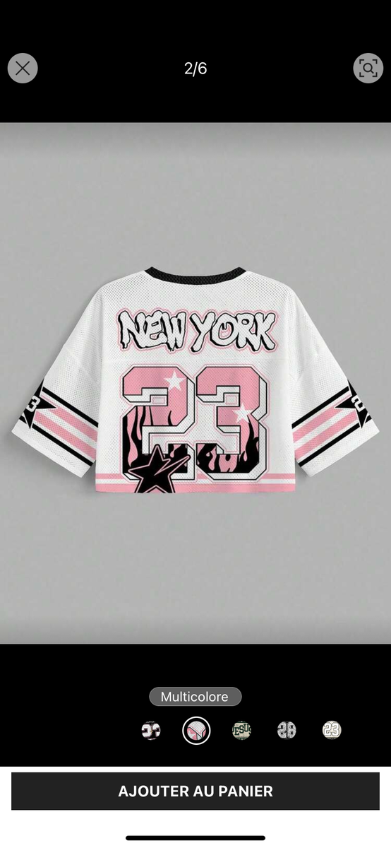 Maillot Cropped Multicolore