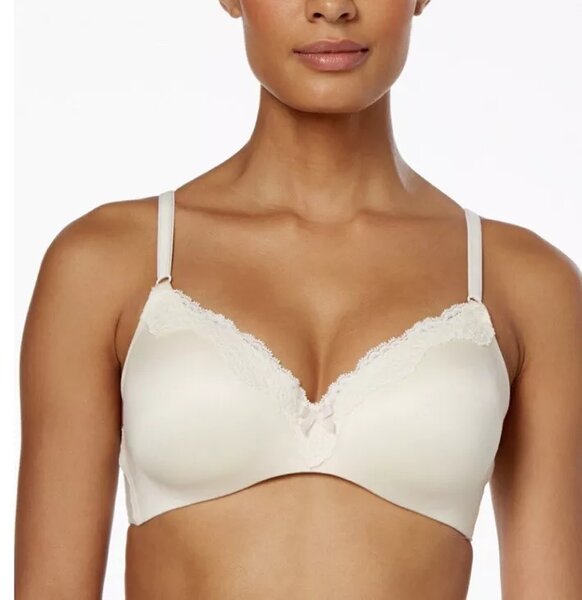 Maidenform Soft Wireless Lace Trim Convertible Bra Size 36C