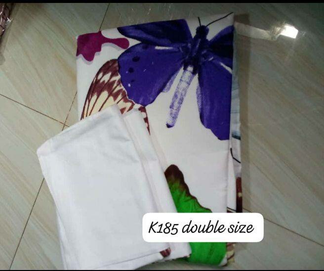 A set of beautiful and soft bed linen (double size)