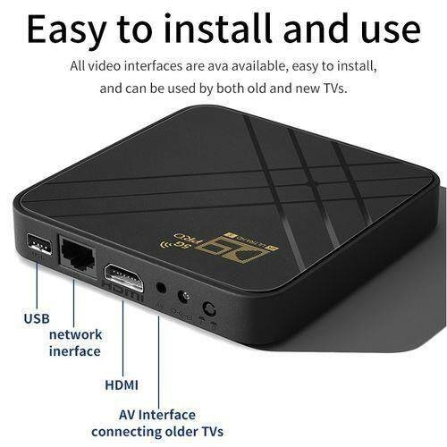 Box TV Android 10.0 4K HD
