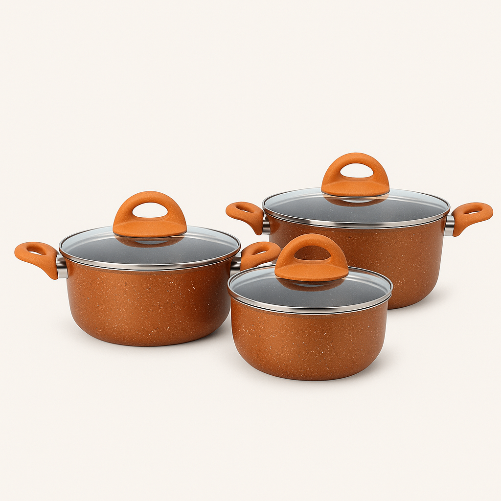 Ensemble de Casseroles Antidérapantes