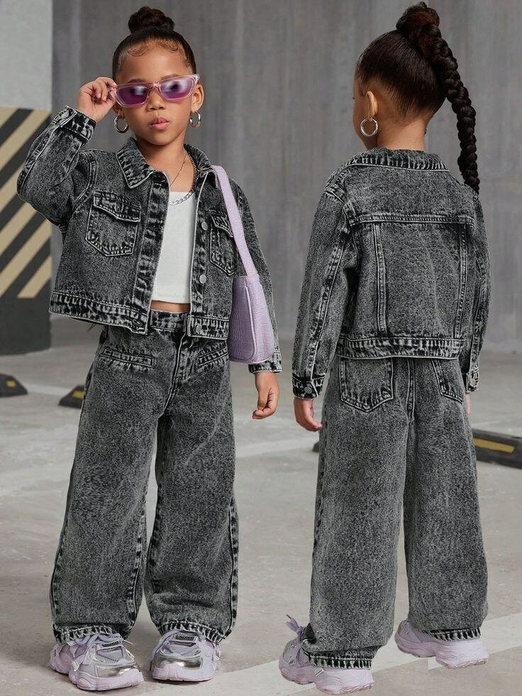 Ensemble denim pour filles