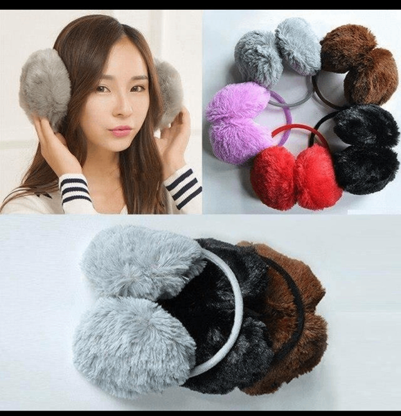 Cache-oreilles en fausse fourrure
