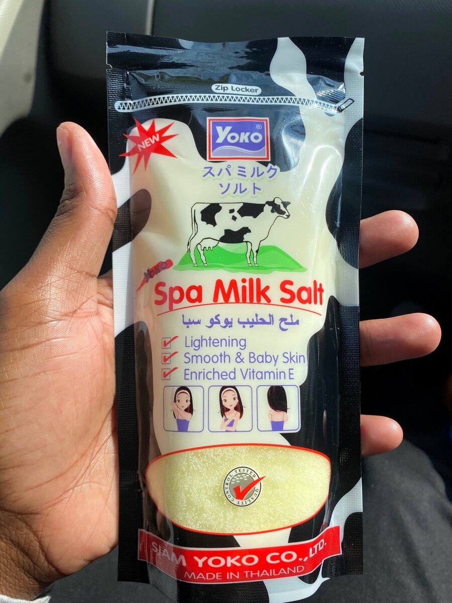 Exfoliating salt scrub