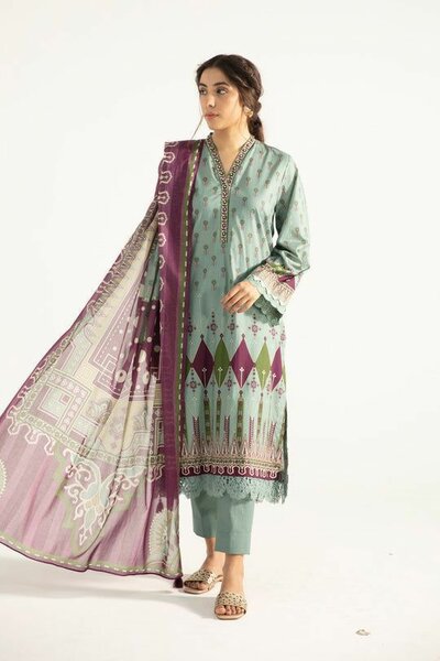 Luxury Lawn 3 Peace Suit