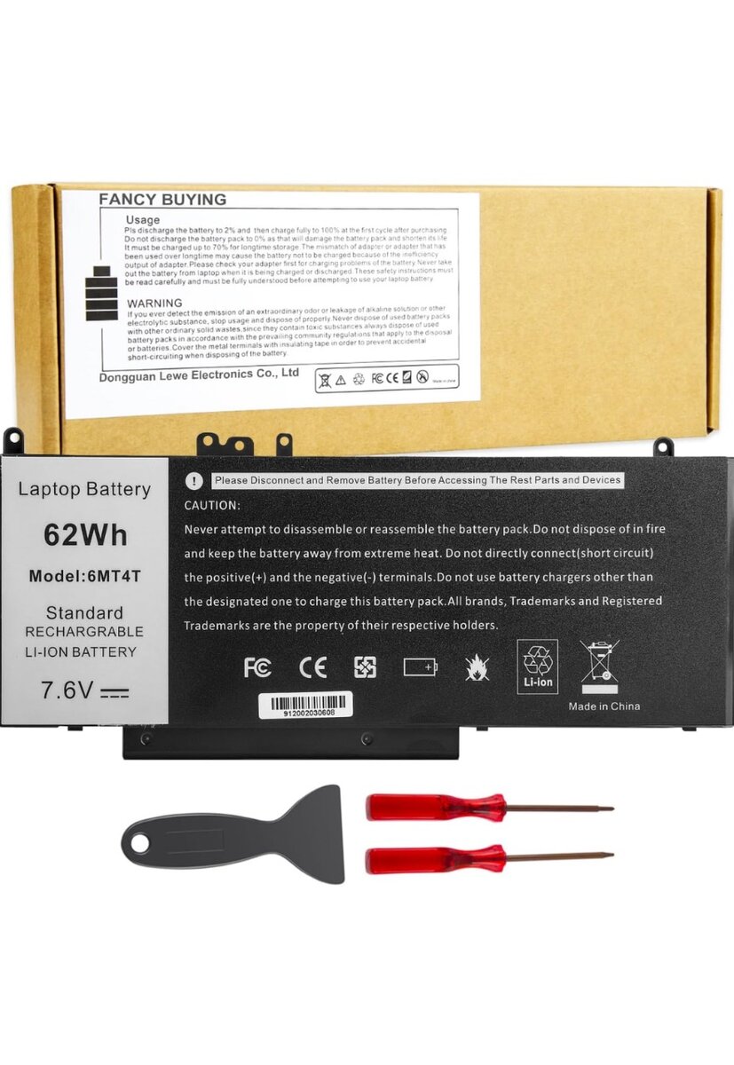 6MT4T Laptop Battery for Dell