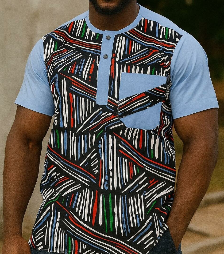 T-shirt ethnique pour hommes