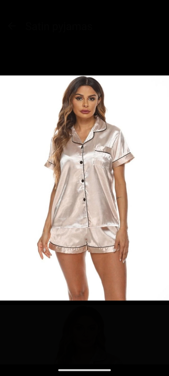 Satin pajamas