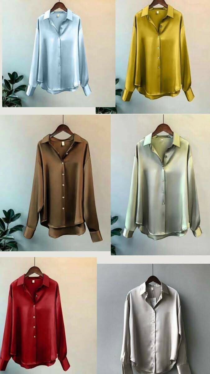 Chemisier en satin élégant