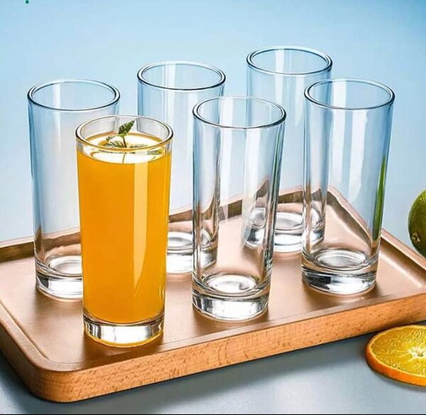 6pcs Luxury Glass cup (Negotiable)